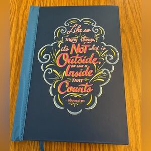 Disney Wisdom Limited Edition Journal 10th in Series Narrator Quote from Aladdin